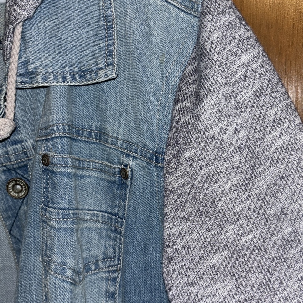 Sweatshirt Jean jacket - Picture 4 of 5